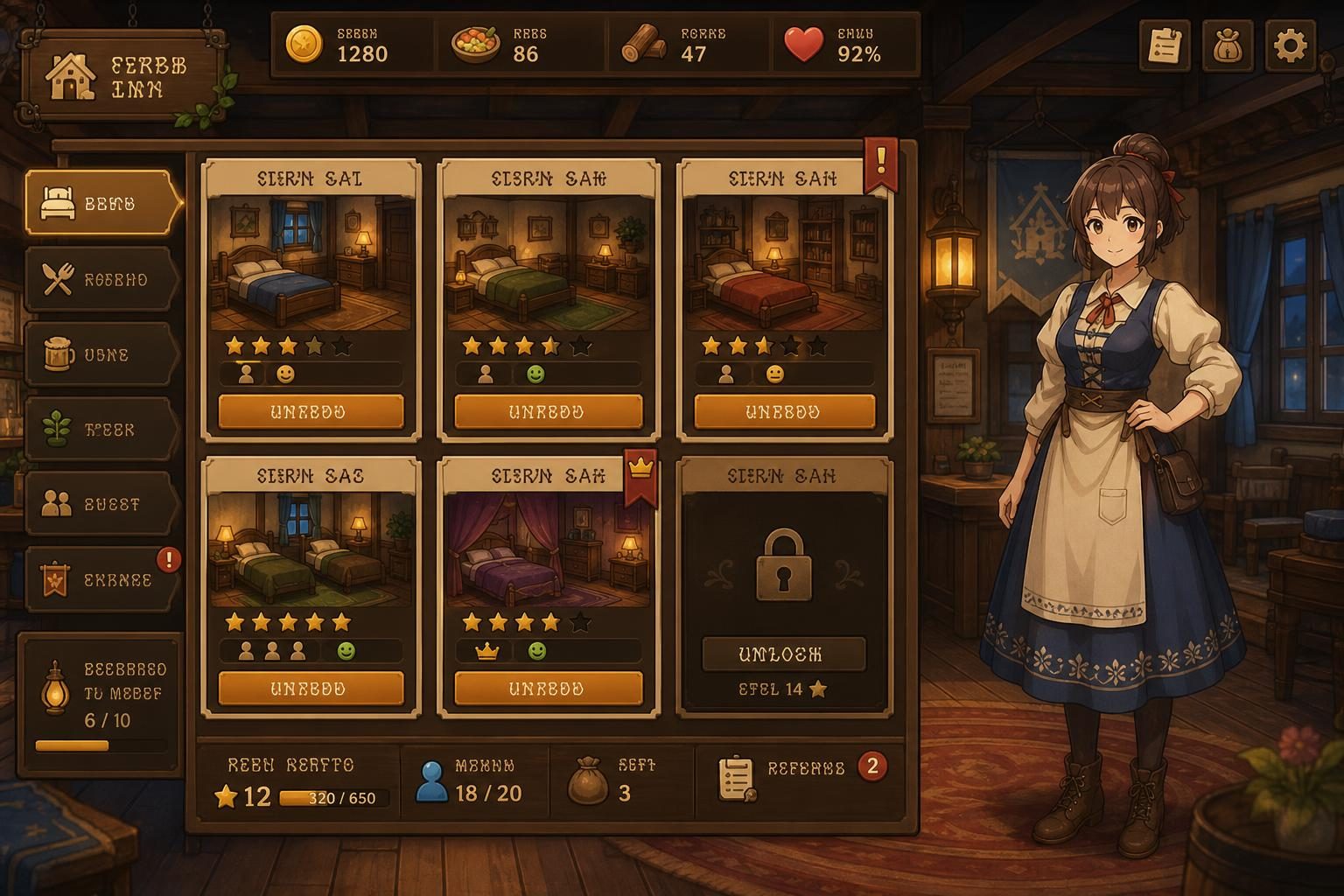 转生居酒屋 角色养成 场景图 1